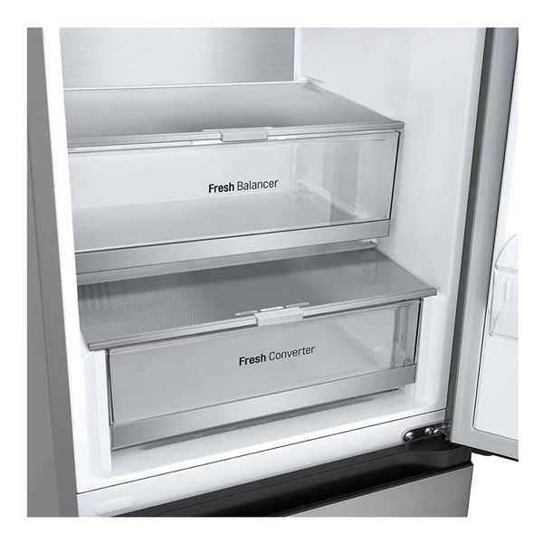 LG GBV7180CPY inox alulfagyasztós hűtőszekrény