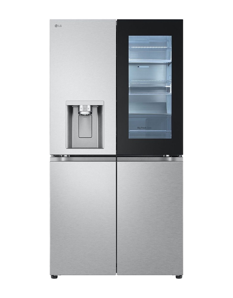 LG GMG960MBEE metál, négyajtós, Hűtő:364L, Fagyasztó:274L, DoorCooling + LINEAR Cooling hűtőszekrény