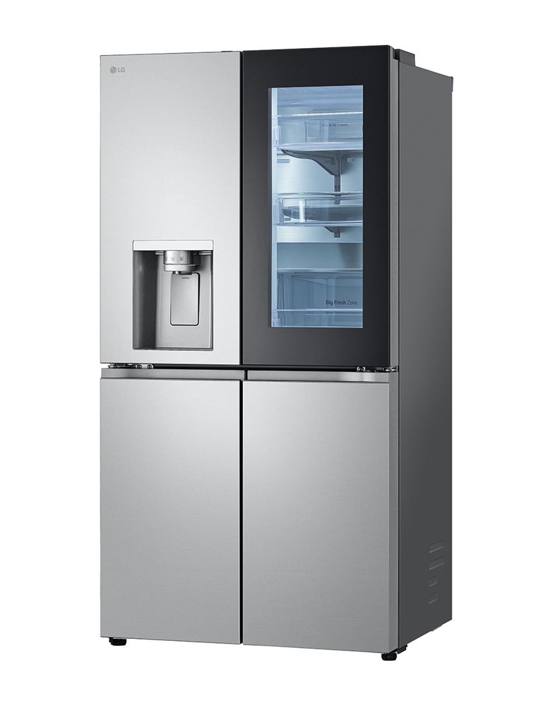 LG GMG960MBEE metál, négyajtós, Hűtő:364L, Fagyasztó:274L, DoorCooling + LINEAR Cooling hűtőszekrény