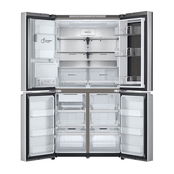 LG GMG960MBEE inox négyajtós hűtőszekrény