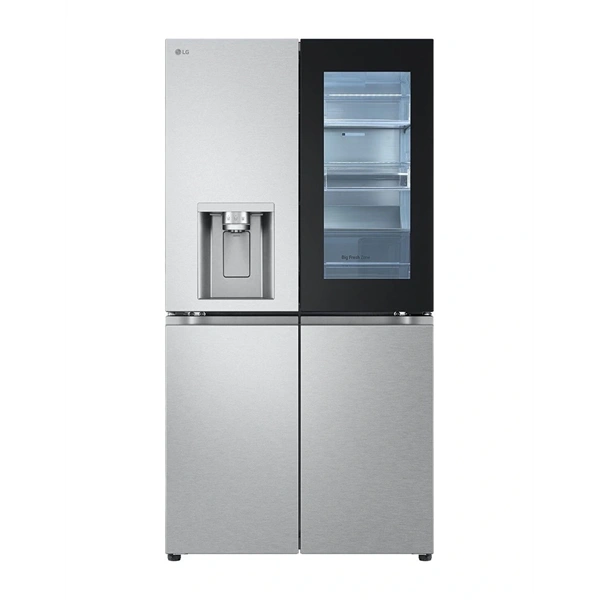 LG GMG960MBEE metál, négyajtós, Hűtő:364L, Fagyasztó:274L, DoorCooling + LINEAR Cooling hűtőszekrény (Újszerű)