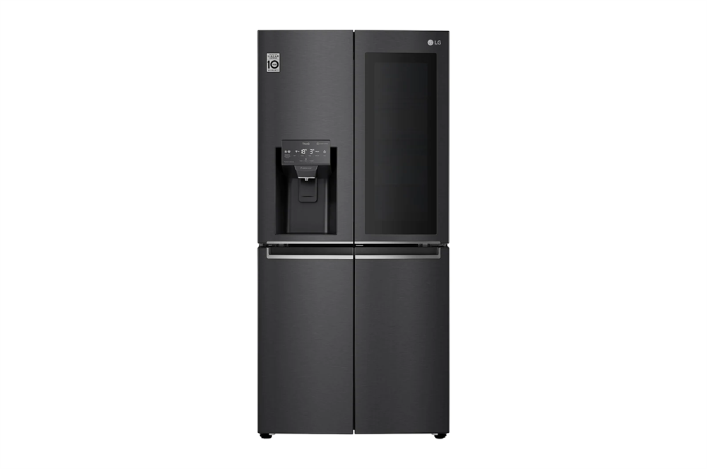 LG GMX844MC6F fekete, Side-by-Side, Hűtő:288L, Fagyasztó:220L, No frost hűtőszekrény