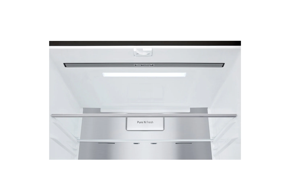 LG GMX844MC6F fekete, Side-by-Side, Hűtő:288L, Fagyasztó:220L, No frost hűtőszekrény