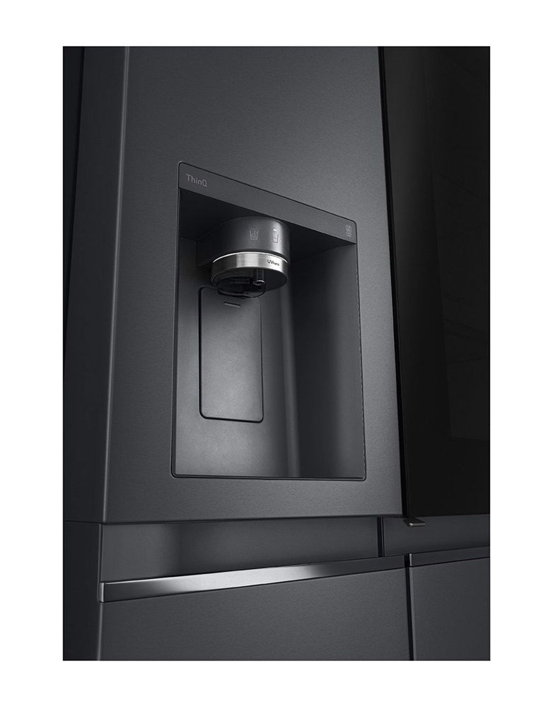 LG GSXV90MCDE fekete, Side-by-Side, Hűtő:416L, Fagyasztó:219L, Total No frost hűtőszekrény
