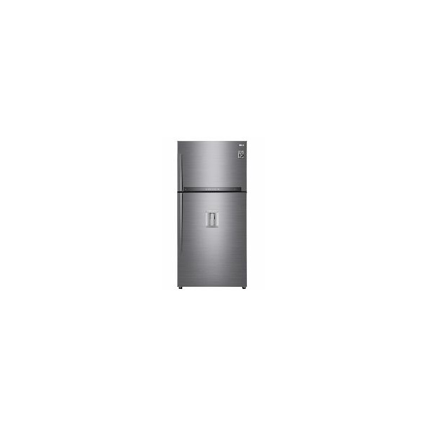 LG GTF916PZPED ezüst, felülfagyasztós, Hűtő:418L, Fagyasztó:174L, Total No frost hűtőszekrény