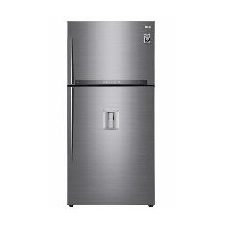 LG GTF916PZPED ezüst, felülfagyasztós, Hűtő:418L, Fagyasztó:174L, Total No frost hűtőszekrény