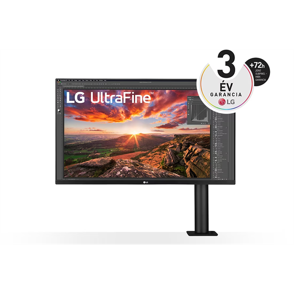 LG 31,5" 32UN880P UHD IPS HDMI/DP/USB-C/USB monitor