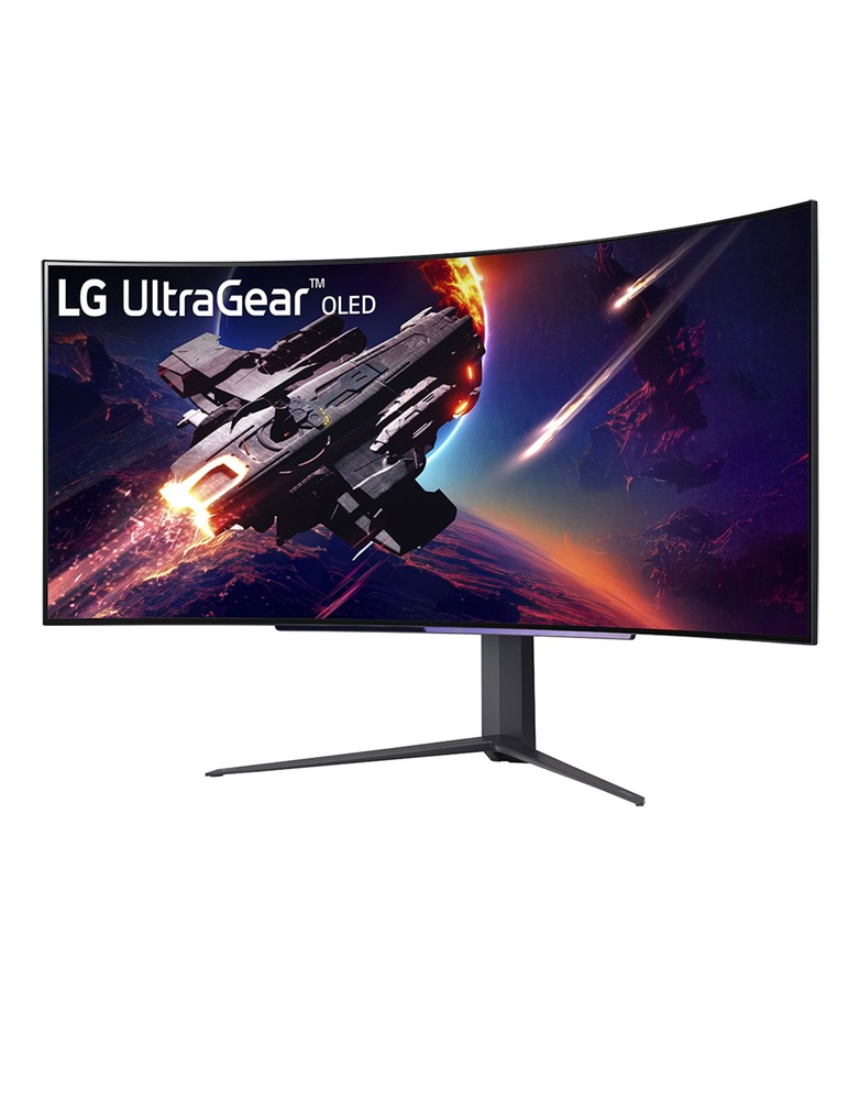 LG 45" 45GR95QE-B UWQHD 240Hz HDMI/DP/USB OLED gamer monitor