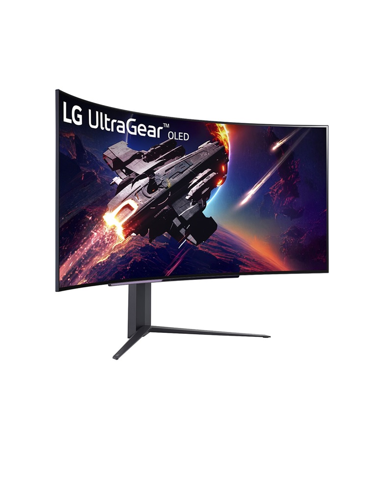 LG 45" 45GR95QE-B UWQHD 240Hz HDMI/DP/USB OLED gamer monitor