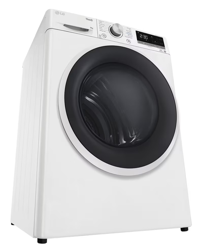 LG RH90V5AV6N fehér, 9 kg, hőszivattyús, szárítógép