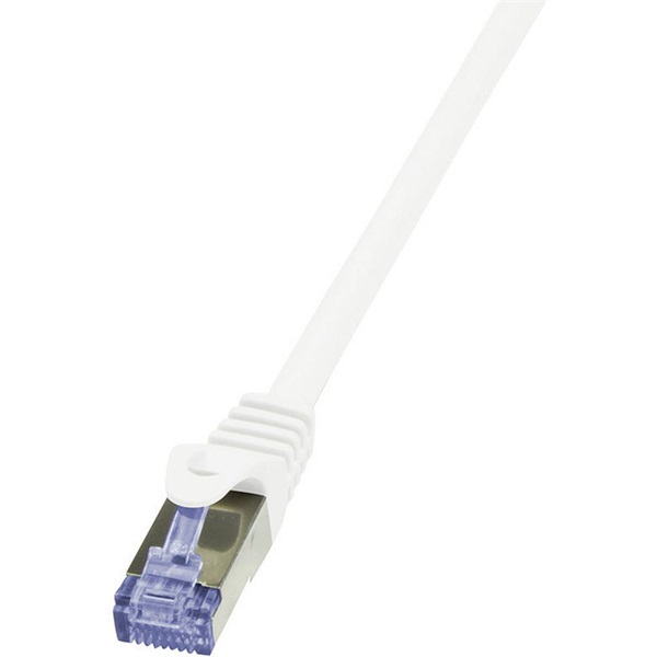 Logilink CQ3031S patch kábel, Cat.6A 10G S/FTP PIMF PrimeLine 1m fehér