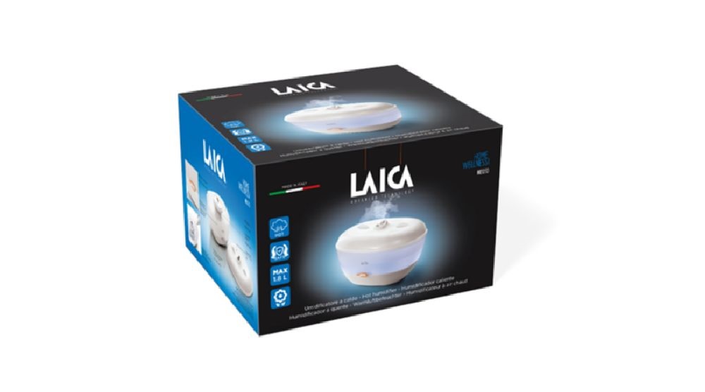 LAICA BAKTÉRIUM-STOP meleglevegős aromaterápiás párásító