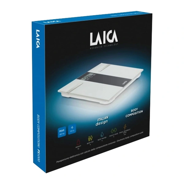 Laica PS5000W testtömeg összetétel mérő digitális személymérleg