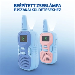 Lamax TalkieKid1 kék/rózsaszín walkie talkie