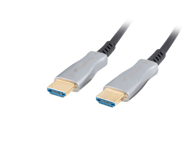 Lanberg 10m aktív optikai HDMI apa-apa fekete AOC kábel