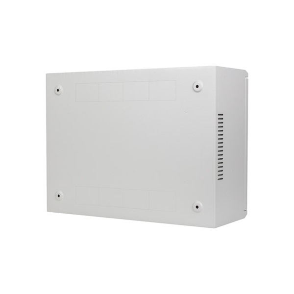 Lanberg 19" 4U+3U SZÉL:540mm MÉLY:200mm MAG:400mmfémajtós szürke fali rack szekrény