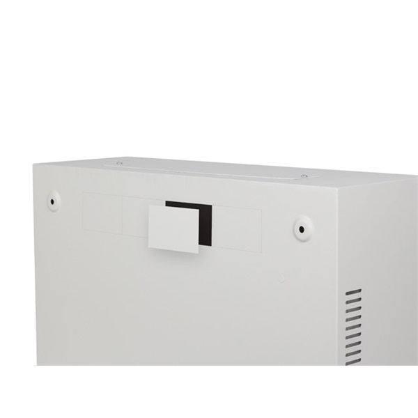 Lanberg 19" 4U+3U SZÉL:540mm MÉLY:200mm MAG:400mmfémajtós szürke fali rack szekrény