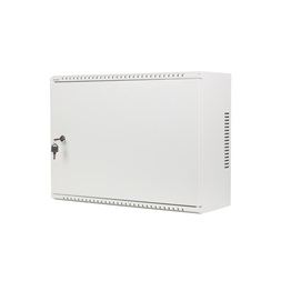 Lanberg 19" 4U+3U SZÉL:540mm MÉLY:200mm MAG:400mmfémajtós szürke fali rack szekrény