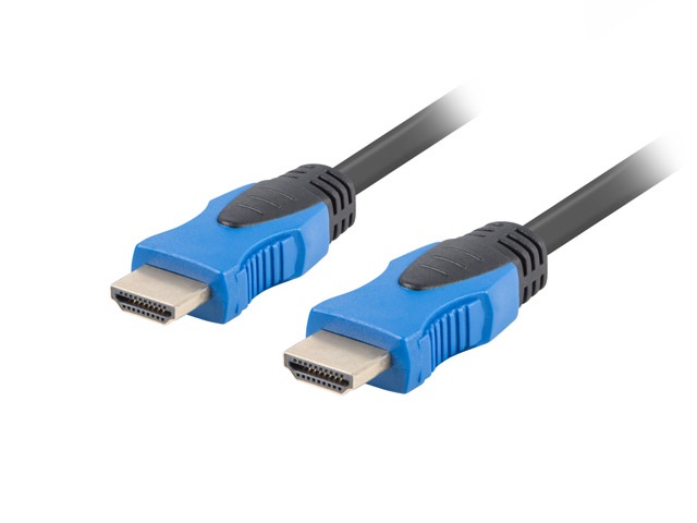 Lanberg 1,8m HDMI2.0 4K apa - apa fekete kábel