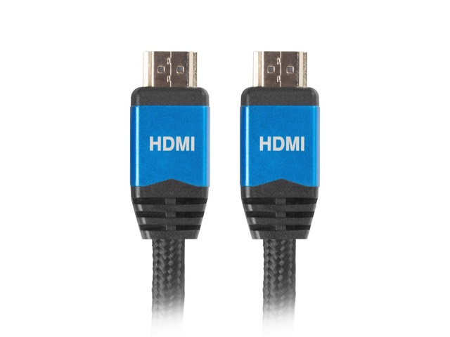 Lanberg 1,8m HDMI2.0 apa - apa fekete prémium kábel