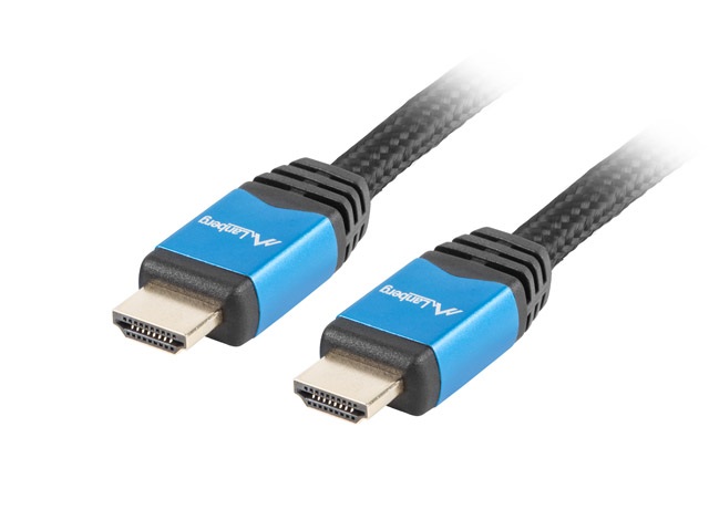 Lanberg 1,8m HDMI2.0 apa - apa fekete prémium kábel