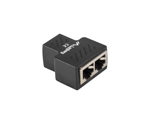 Lanberg ADS-RJ45-2RJ45-OS Árnyékolt RJ45 elosztó