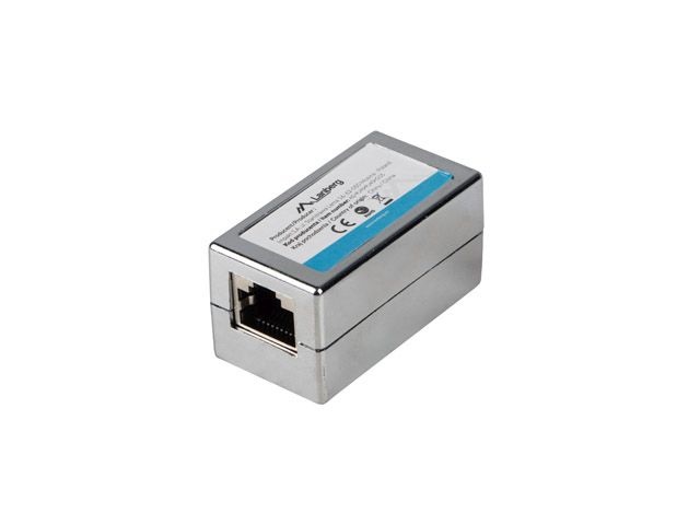 Lanberg AD-RJ45-RJ45-OS6 RJ45-RJ45 Cat6 FTP árnyékolt ezüst toldó