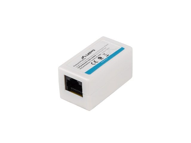 Lanberg AD-RJ45-RJ45-OU5 RJ45-RJ45 Cat5E UTP árnyékolatlan fehér toldó
