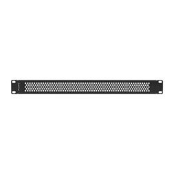 Lanberg AK-1411-B 19" 1U fekete fém hálós/perforált vakpanel