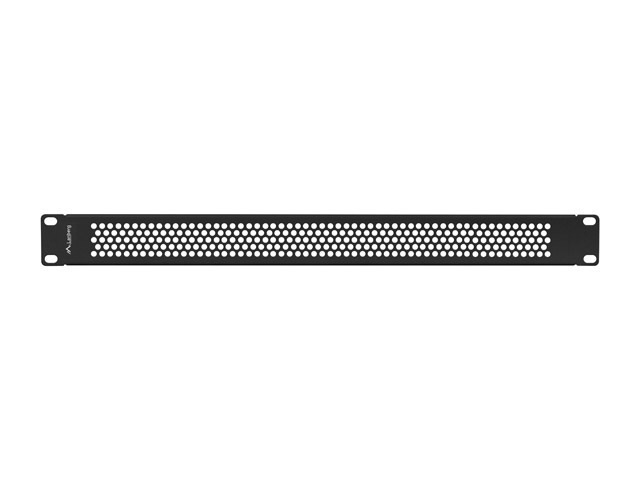 Lanberg AK-1411-B 19" 1U fekete fém hálós/perforált vakpanel