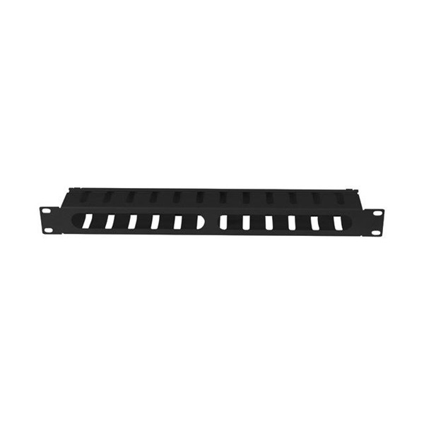 Lanberg AK-1704-B 19" 1U fekete csatornás kábelbevezető