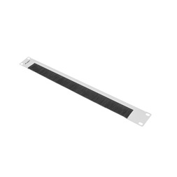 Lanberg AK-1103-S 19"/1U egyik oldalán nyitott fésűs szürke kábelrendező