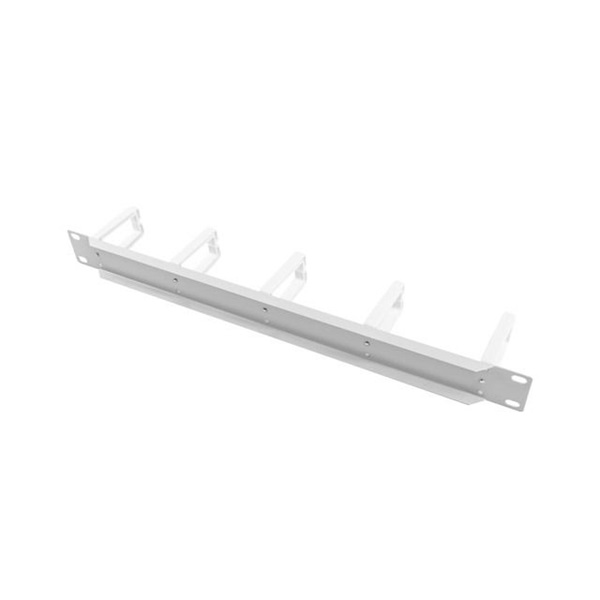Lanberg AK-1202-S 19" 1U szürke műanyag gyűrűs fém kábelrendező