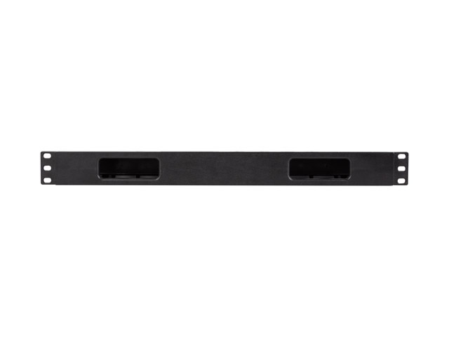 Lanberg AK-1703-B 19" 1U fekete műanyag csatornás kábelvezető