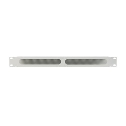 Lanberg AK-1704-S 19" 1U szürke fém csatornás kábelvezető
