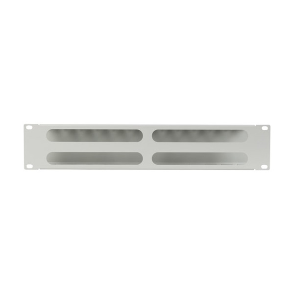 Lanberg AK-1705-S 19" 2U szürke fém csatornás kábelvezető