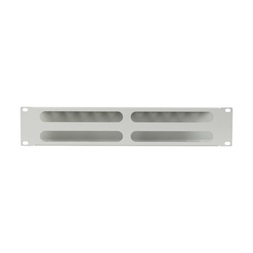 Lanberg AK-1705-S 19" 2U szürke fém csatornás kábelvezető