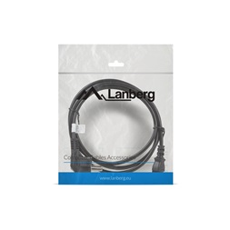 Lanberg CA-C13C-11CC-0018-BK IEC320 C13 10A fekete tápkábel 1,8m