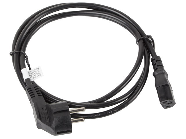 Lanberg CA-C13C-11CC-0018-BK IEC320 C13 10A fekete tápkábel 1,8m