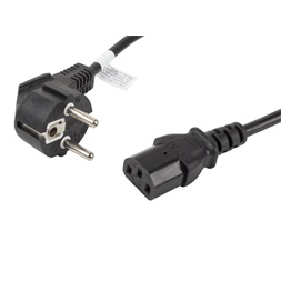 Lanberg CA-C13C-11CC-0018-BK IEC320 C13 10A fekete tápkábel 1,8m