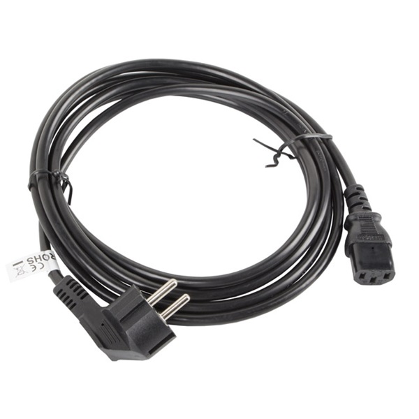 Lanberg CA-C13C-11CC-0030-BK IEC320 C13 10A fekete tápkábel 3m