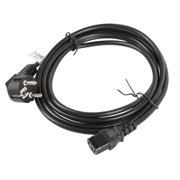 Lanberg CA-C13C-11CC-0030-BK IEC320 C13 10A fekete tápkábel 3m