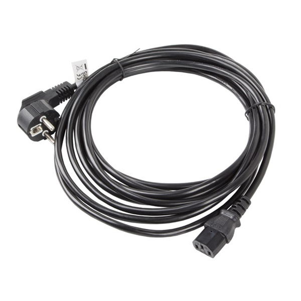 Lanberg CA-C13C-11CC-0050-BK IEC320 C13 10A fekete tápkábel 5m