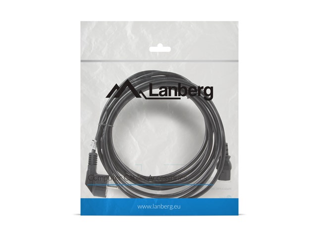 Lanberg CA-C13C-11CC-0050-BK IEC320 C13 10A fekete tápkábel 5m