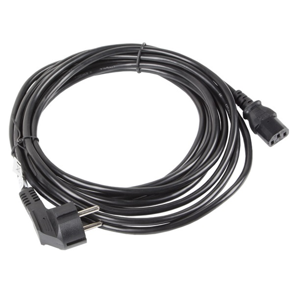 Lanberg CA-C13C-11CC-0050-BK IEC320 C13 10A fekete tápkábel 5m