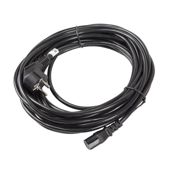 Lanberg CA-C13C-11CC-0100-BK IEC320 C13 10A fekete tápkábel 10m