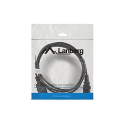 Lanberg CA-C13E-10CC-0018-BK IEC 320 C13->C14 2,5A fekete tápkábel 1,8m
