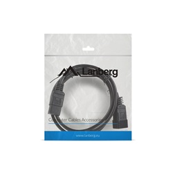 Lanberg CA-C19E-10CC-0018-BK IEC 320 C19->C20 VDE fekete tápkábel 1,8m