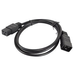 Lanberg CA-C19E-10CC-0018-BK IEC 320 C19->C20 VDE fekete tápkábel 1,8m