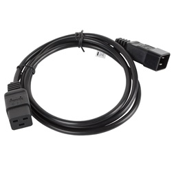Lanberg CA-C19E-10CC-0018-BK IEC 320 C19->C20 VDE fekete tápkábel 1,8m